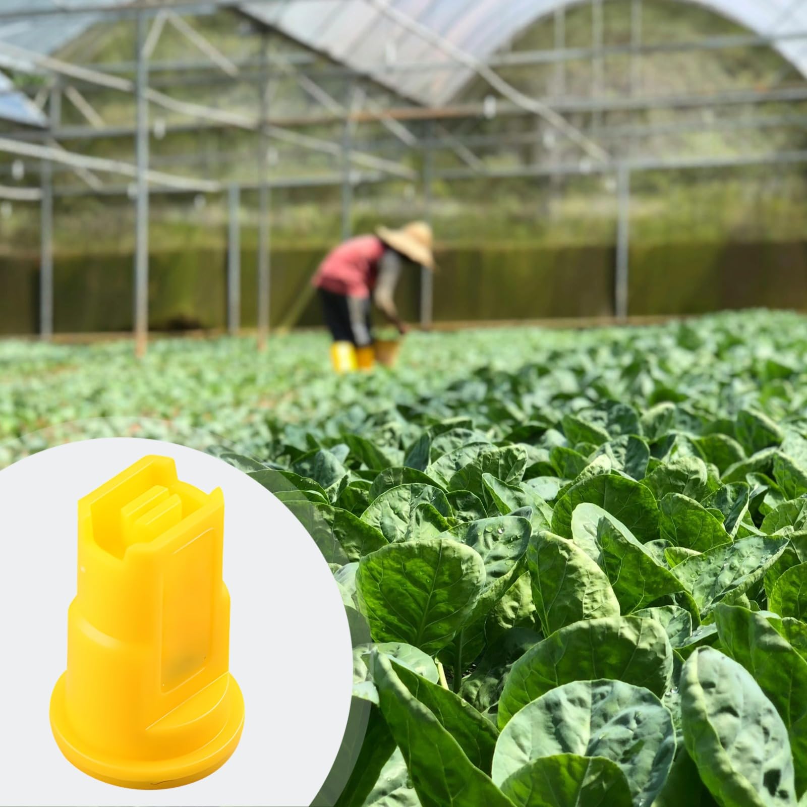 Set di ugelli spray agricoli, confezione da 4, punte anti-deriva per spruzzatori a braccio, atomizzazione ad alta pressione per spruzzatura di pesticidi, adatto a 4-7 ugelli