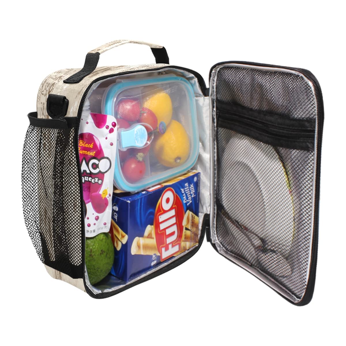 Faultier Faultier Sac à Lunch Enfants, Sac Bento école, Sac Isotherme