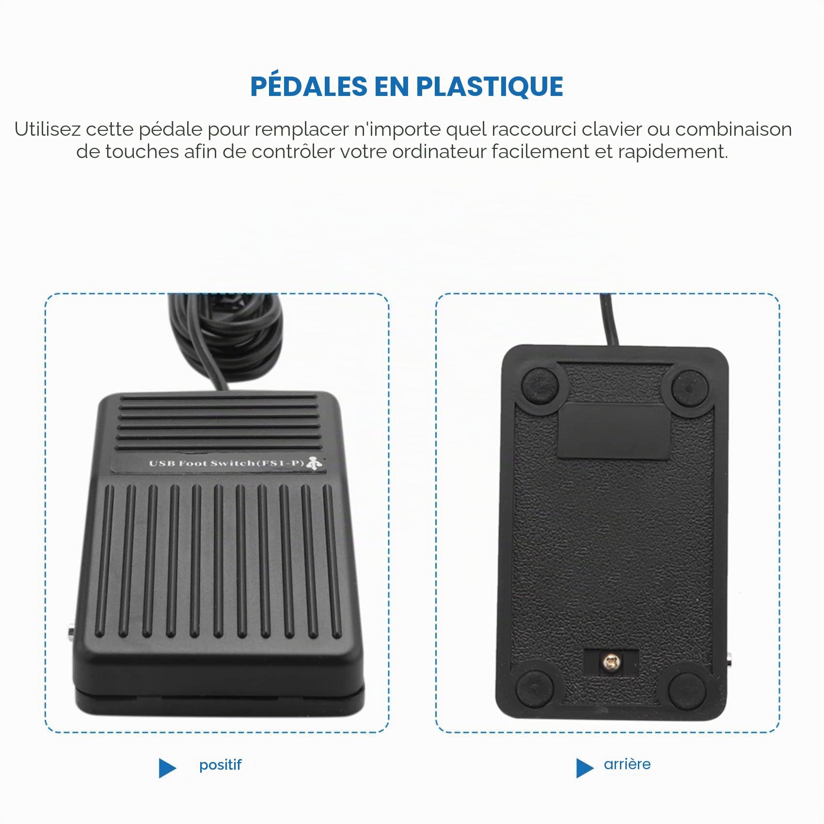 PC USB Pédale Foot Switch Clavier
