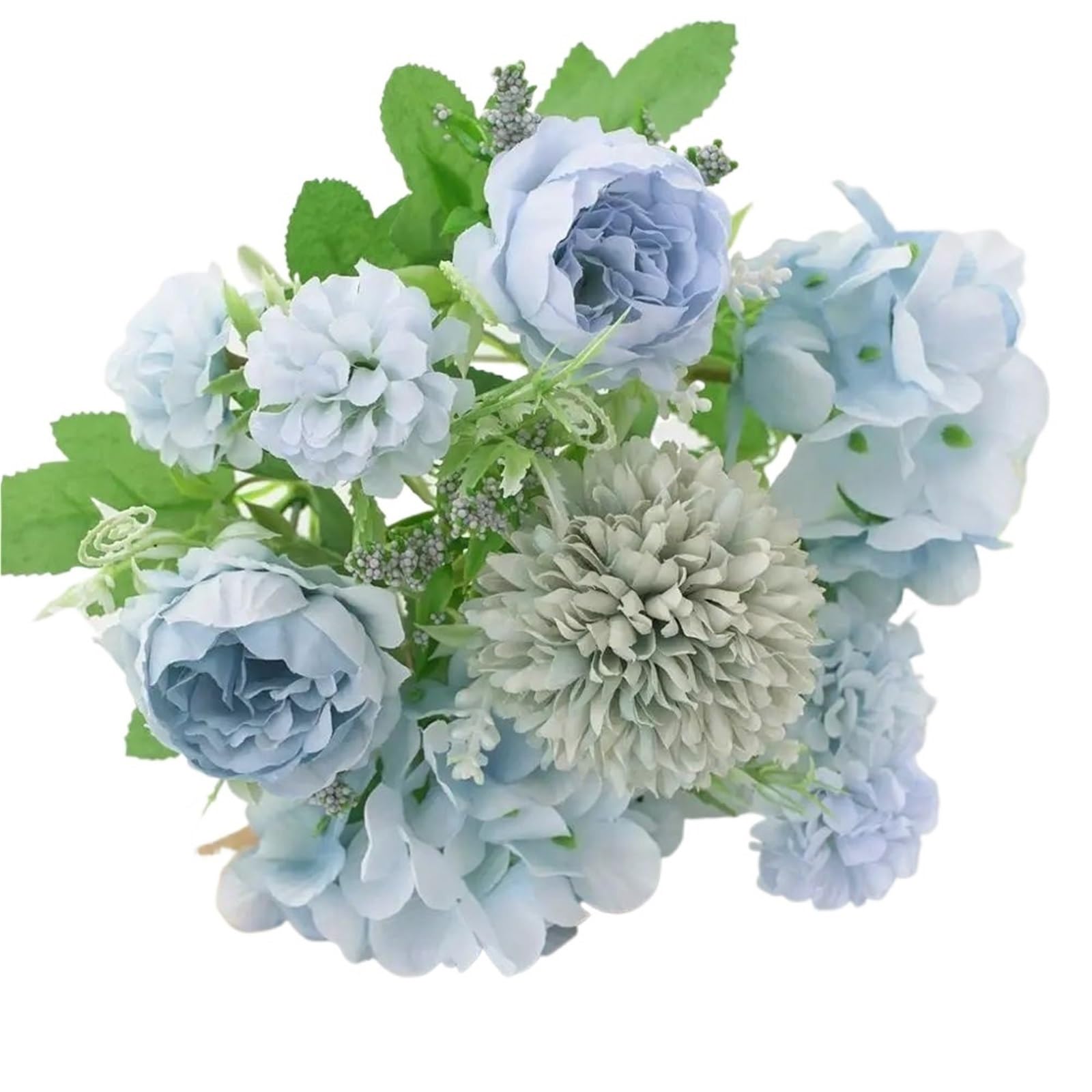FonHNDG Artificial Flower Branches Silk Rose Artificial Flowers For Wedding Home Decoration(Color3)