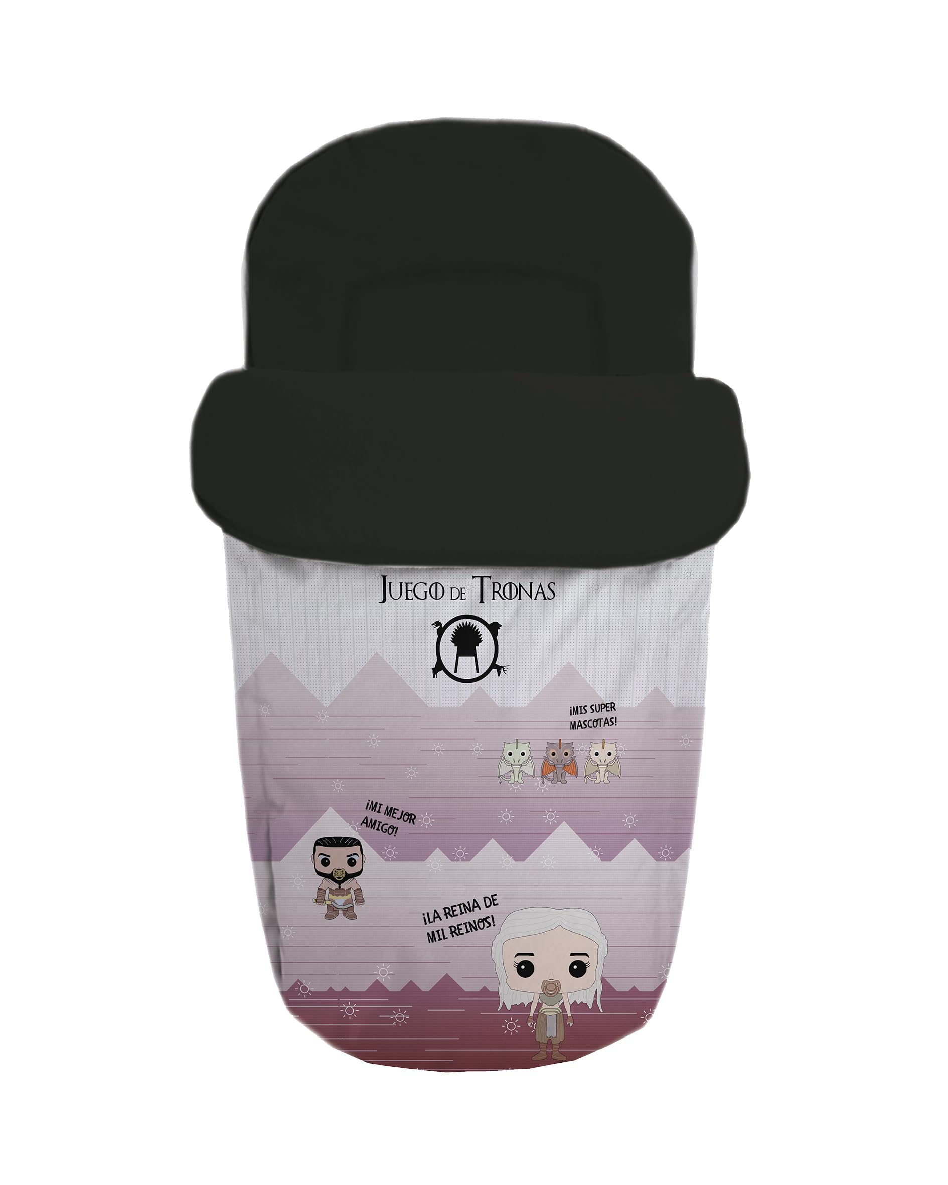 Baby Star Saco Silla de Paseo Universal, Saco Bebe Invierno con Polar extrasuave, Saco Carro bebé Impermeable, Desmontable y Transpirable, Doble Apertura, resistente al frío hasta -15 grados