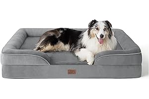 Bedsure Orthopedic XL Dog Bed Grey