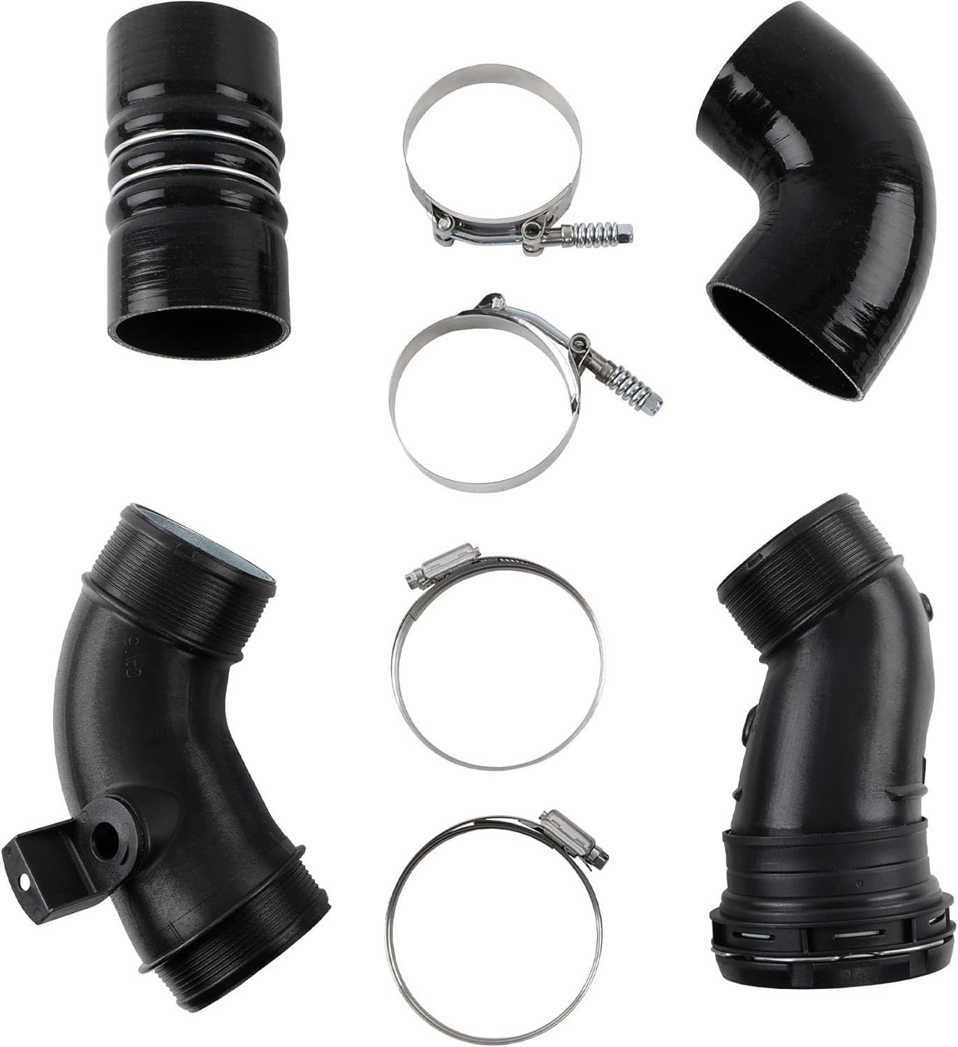 667-300 Cold Side Intercooler Pipe Kit Compatible with 2011-2016 Ford F250 F350 F450 F550 Super Duty 6.7L V8 Replaces BC3Z6F073A/B/C/D