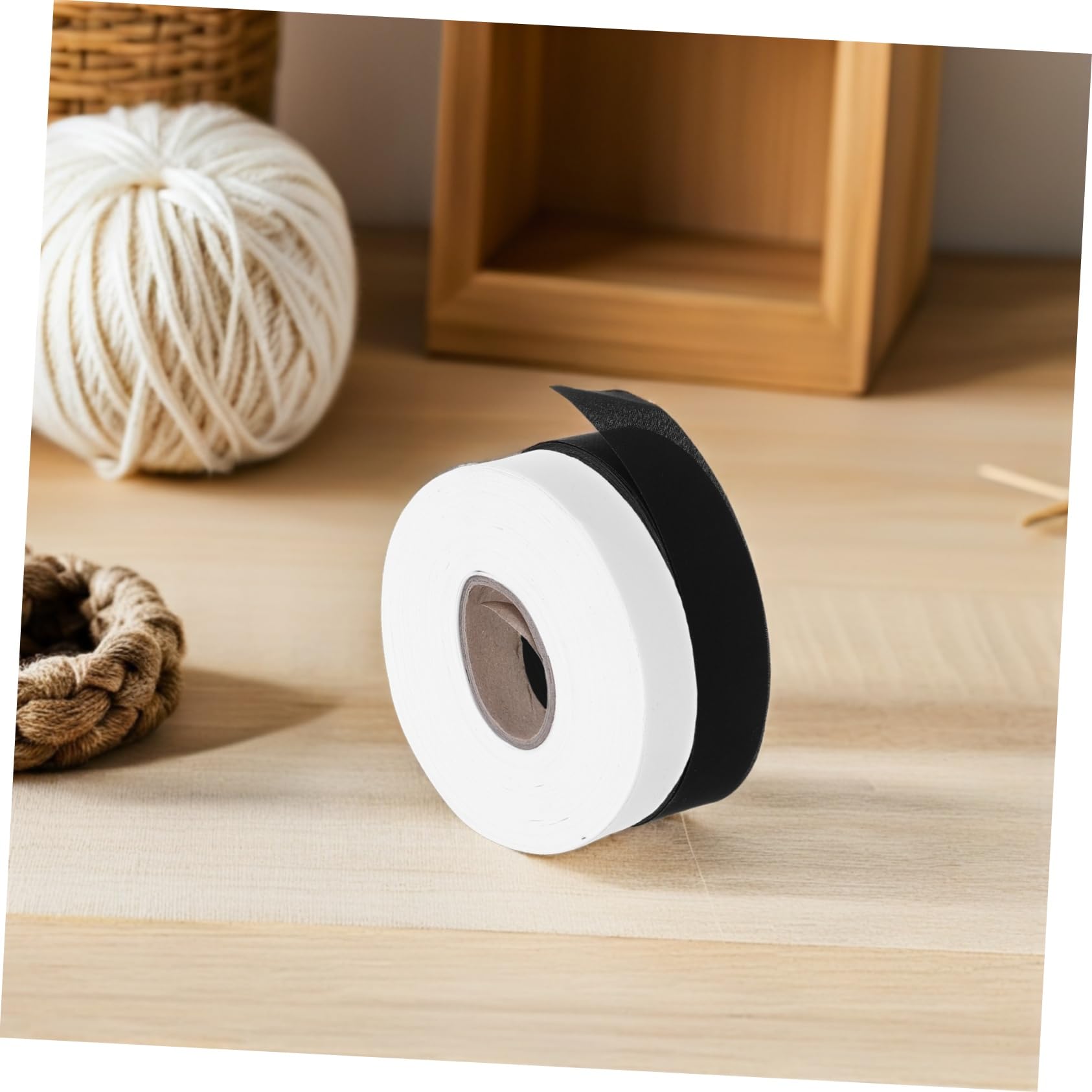 Gadpiparty 4rouleaux Ruban Adhésif Pour Rideaux Ruban Ourleur Bordure Pour Rideaux Fournitures De Couture Pour Jupes Pour Tissus Délicats Ourlets Pour Projets De Loisirs Créatifs