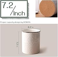 Vista 6 de DOWAN Bundle - Soporte para utensilios de cocina blanco + soporte para utensilios turquesa