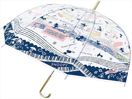 Amazon Co Jp キャラクター大人ビニール傘 スヌーピー ミュージック 服 ファッション小物