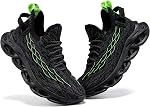 JMFCHI Kids Running Shoes Breathable Mesh Athletic Sneakers Non-Slip Hook & Loop Tennis Shoes for Boys Girls Toddler/Little Kid/Big Kid