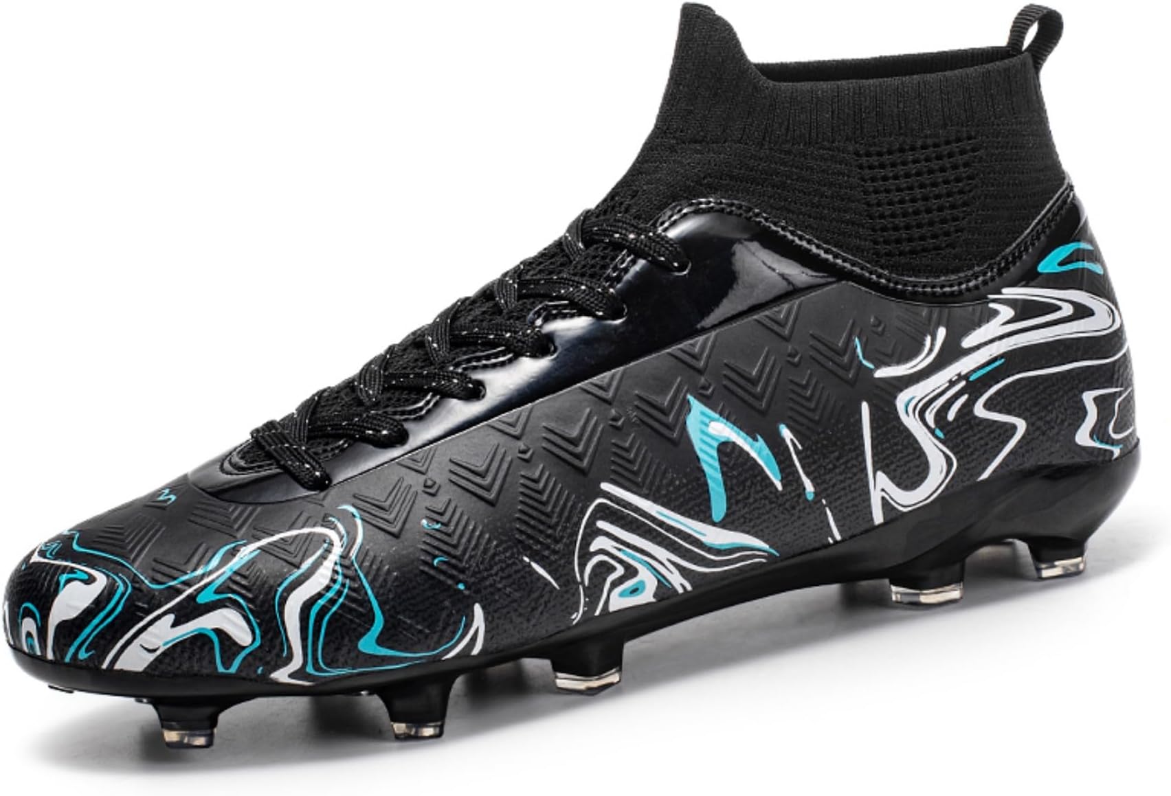 Football Boots Men Cleats Soccer Shoes Professional Spikes Football Competition Shoes Boys' Soccer Shoes Lace Up Training Sneakers