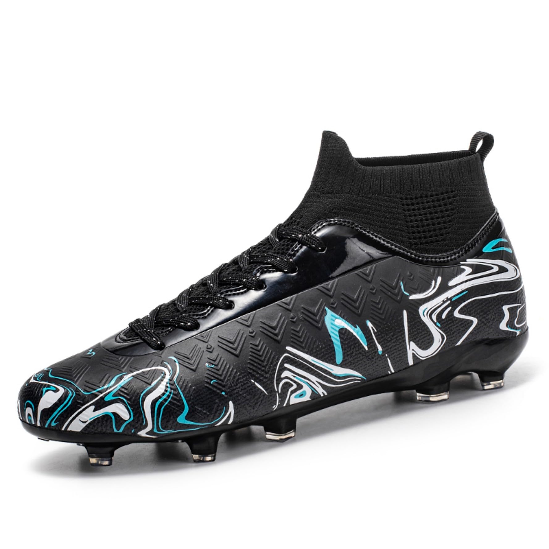 Football Boots Men Cleats Soccer Shoes Professional Spikes Football Competition Shoes Boys' Soccer Shoes Lace Up Training Sneakers