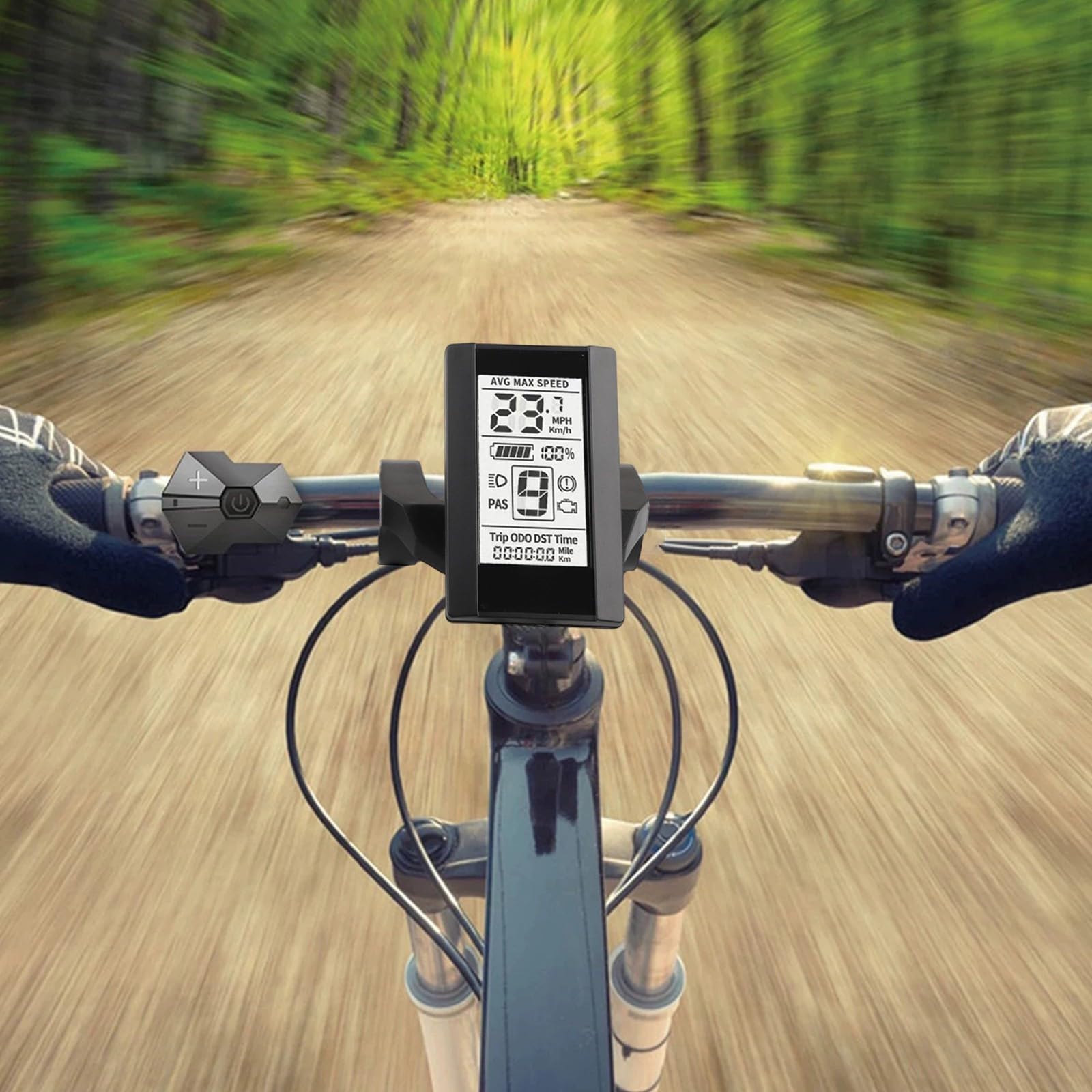 Écran pour vélo électrique Bafang C965 BBS01B BBS02B 36 V 48 V 750 W Prend en charge 9 niveaux d'assistance au pédalage
