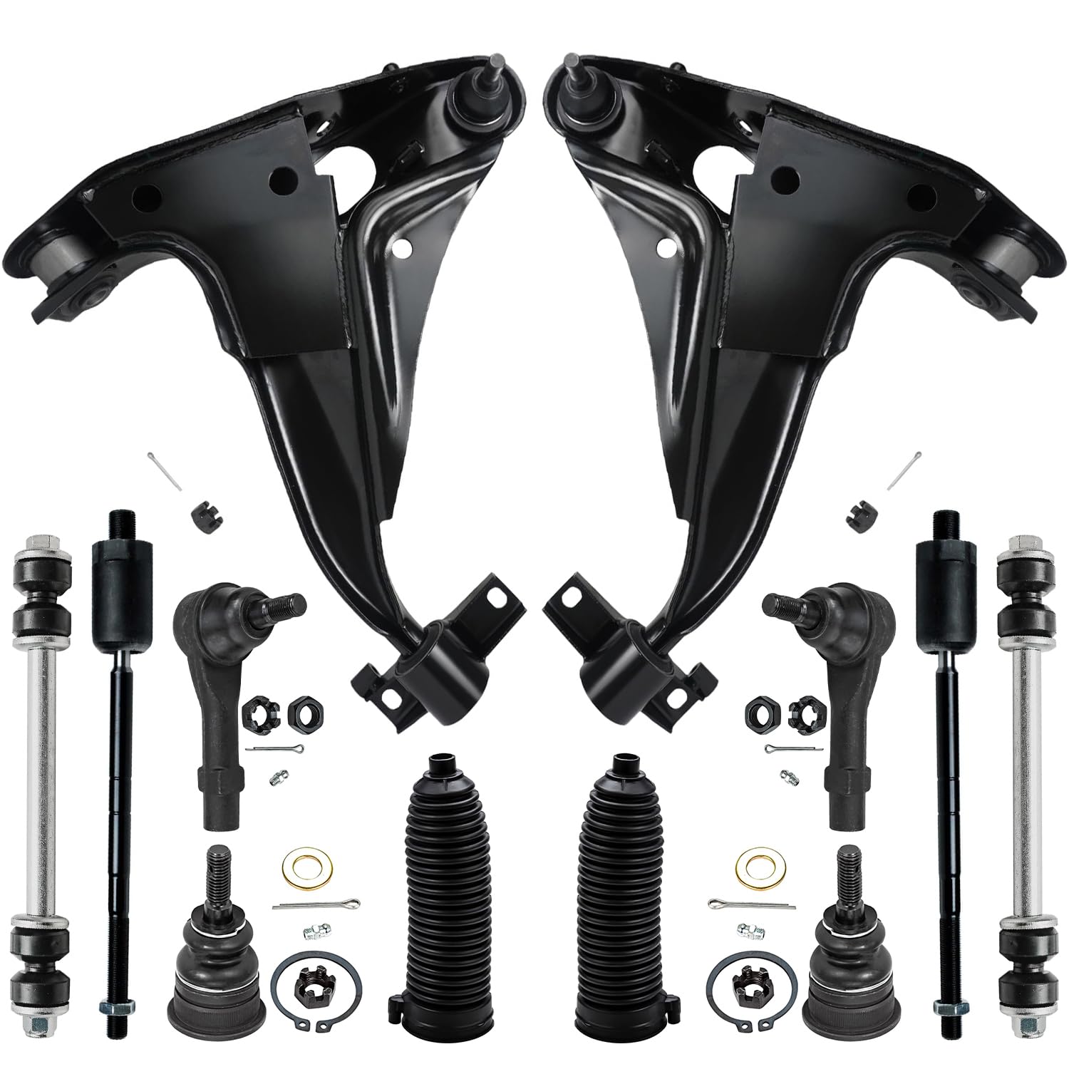 Detroit Axle - 4.0L 12pc Front End Kit for 2002-2003 Ford Explorer