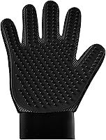 Kennels & Kats Deshedding Grooming Gloves: 260 Silicone Nubs for Dogs, Cats, Horses - Mess-Free Pet Hair Removal Mitt