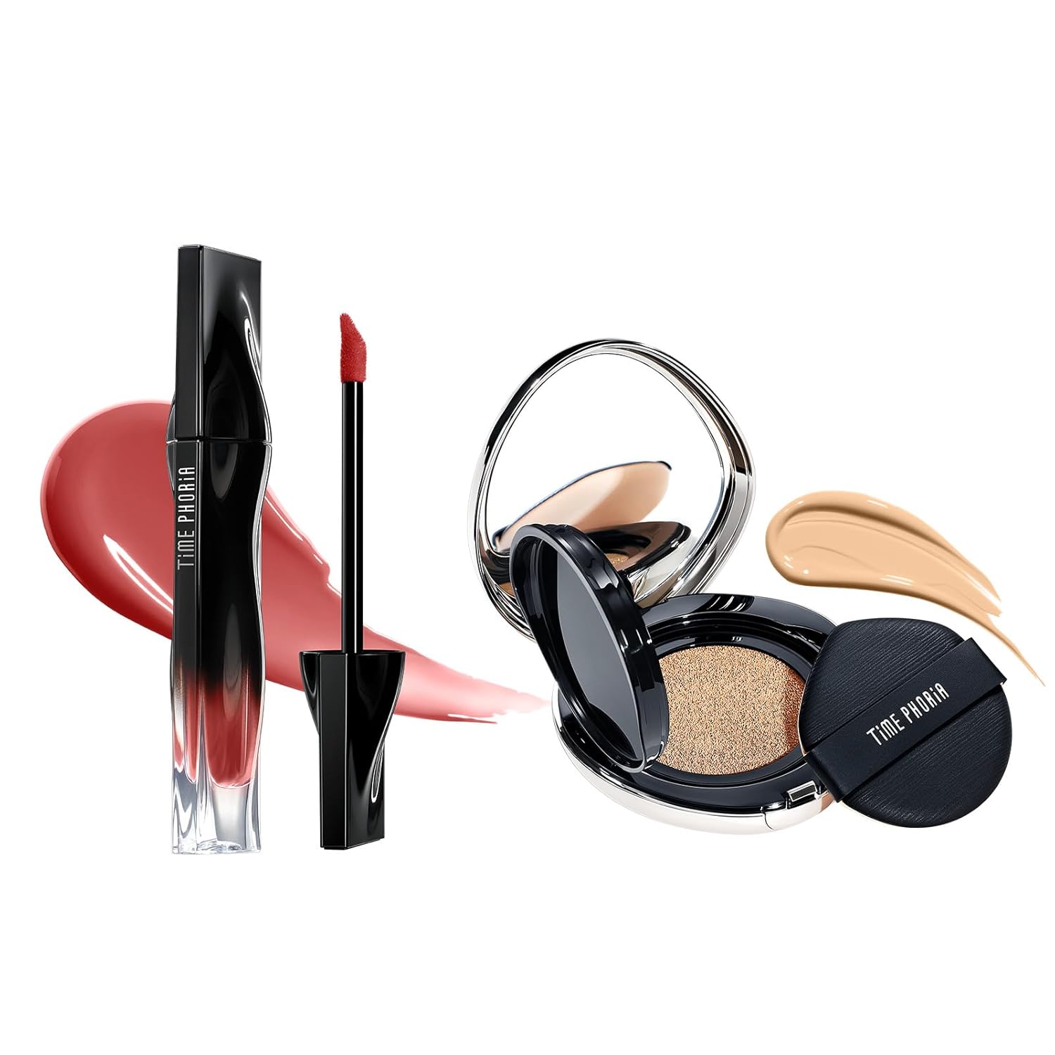 STELLAR DUST LIP STAIN (11 FUTURA)+ TIMELESS LUMINA MATTE PERFECTION CUSHION (03 FAWN)