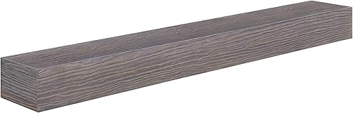 Pearl Mantels ARYB60NCL - Estantería de mantel no combustible, Little River, 60 pulgadas de largo x 9 pulgadas de profundidad x 5 pulgadas de alto,