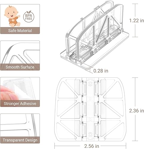 Miniatura 4 de Cerradura de puerta corrediza de vidrio de seguridad  Cerraduras de seguridad para niños para puertas correderas de patio, cerradura de ventana a