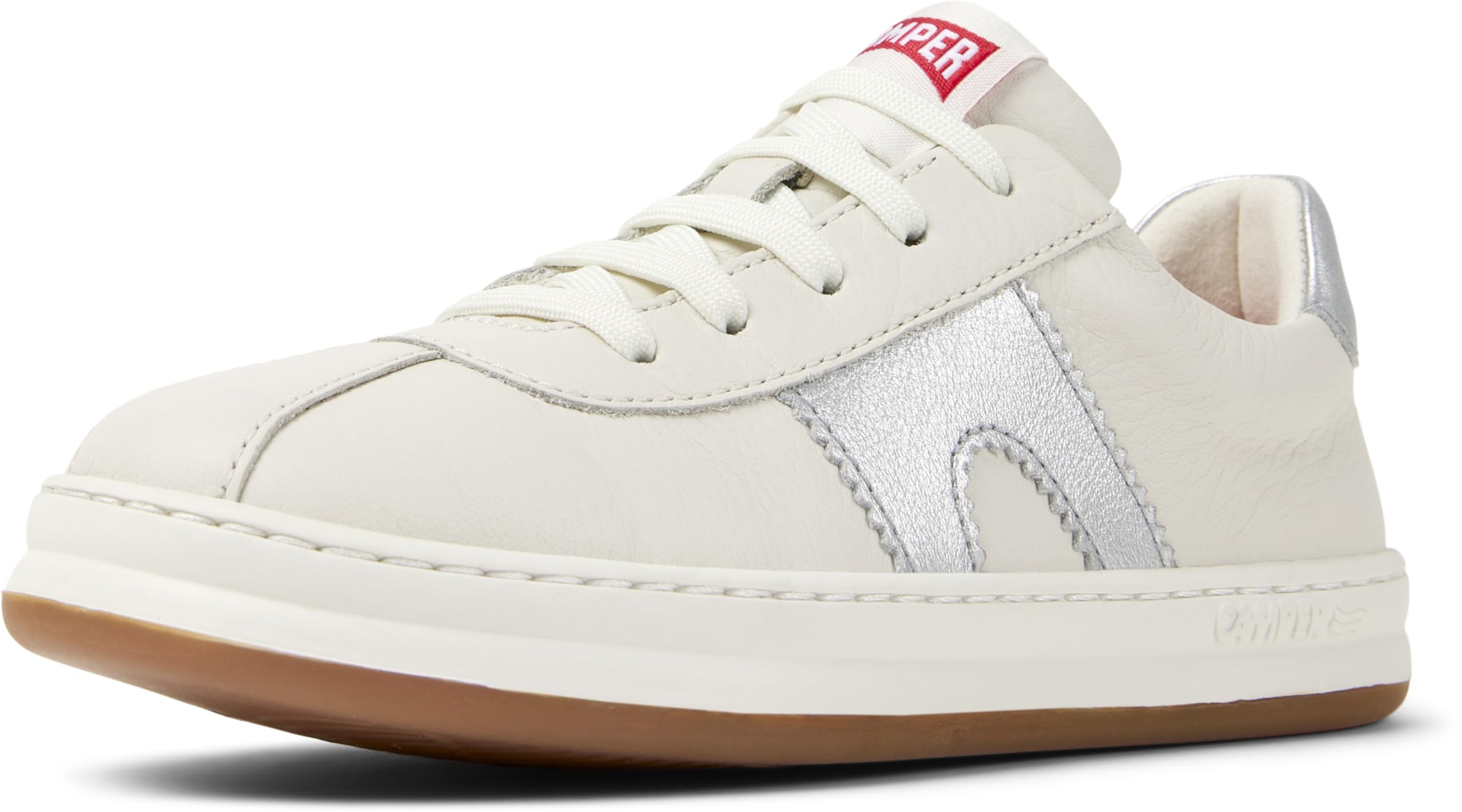 Camper Unisex Kids Runner Four K800552 Sneaker, White Natural 010, 2.5 UK