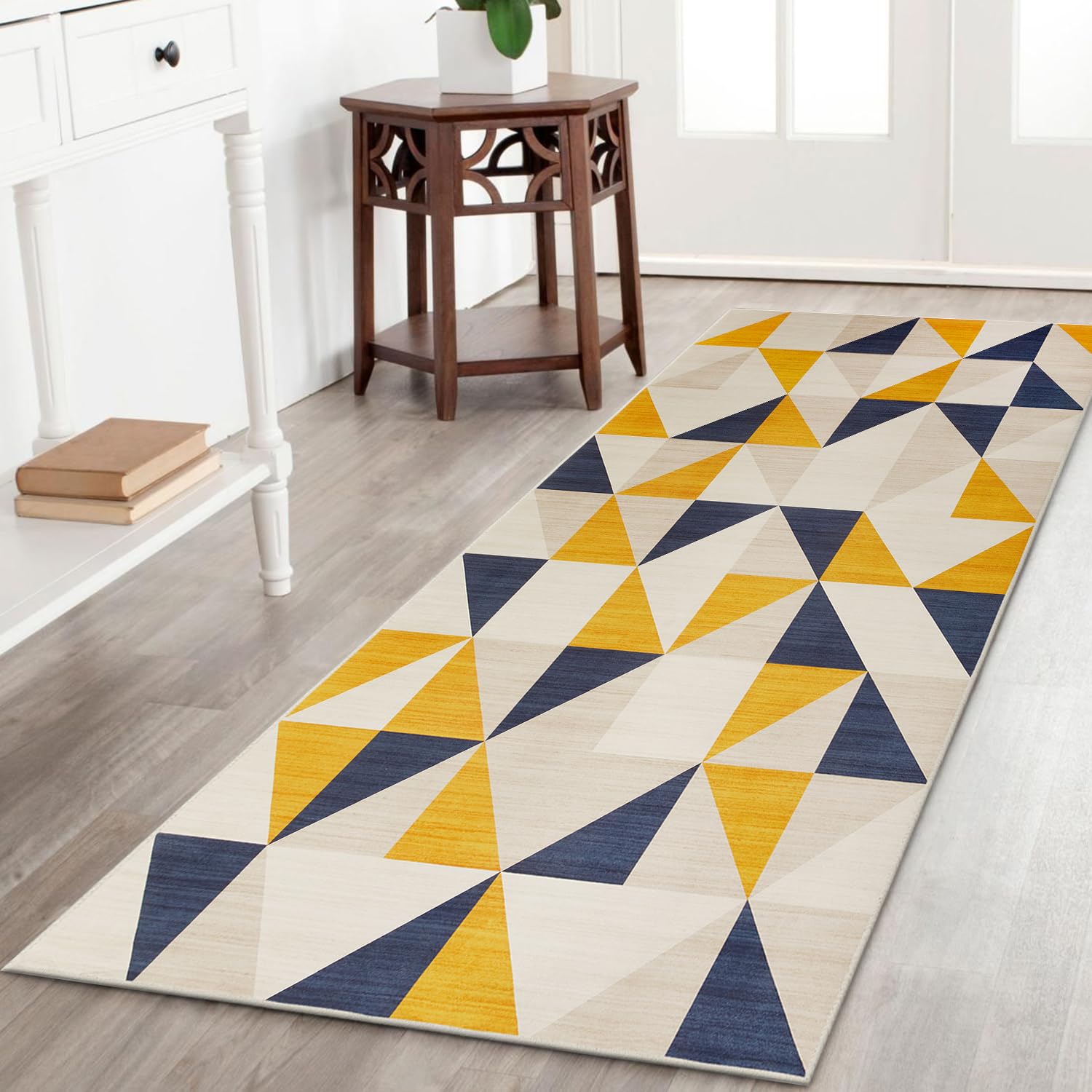 BedLooms Door Mat Indoor & Outdoor 80x150 cm – Non Slip Heavy Duty muddy mats for dogs UK – Stylish & Printed Welcome Front Doormat – Dirt Trapper Kitchen Floor Mat Inside Outside Doormats, Brio