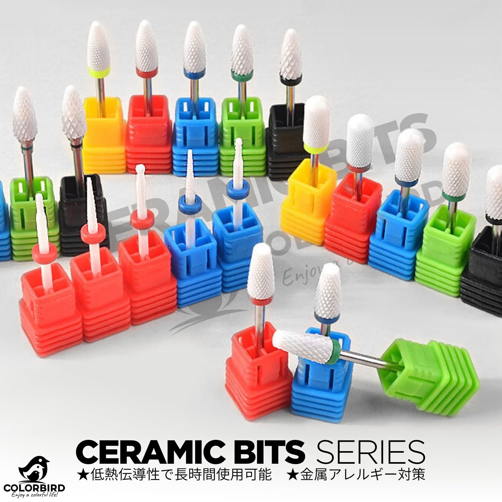 Amazon.co.jp: COLORBIRD ネイルビット セラミック ネイルマシン