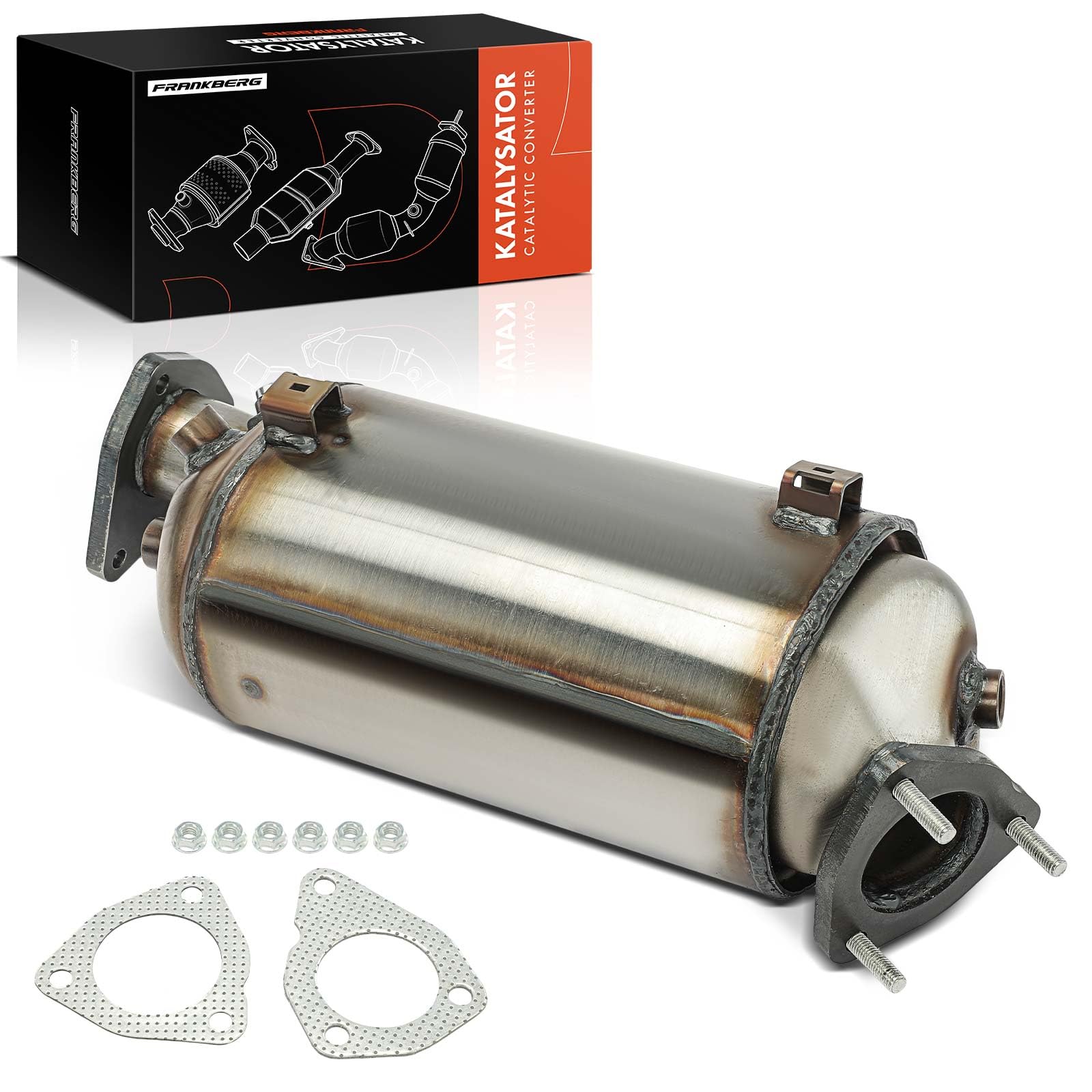 Frankberg DPF Dieselpartikelfilter Diesel Kompatibel mit A4 8EC 1.9/2.0 TDI 2004-2008 A4 Avant 8ED 1.9/2.0 TDI 2004-2008 A6 4F2 2.0 TDI 2004-2008 Replace# 8E0254750CX
