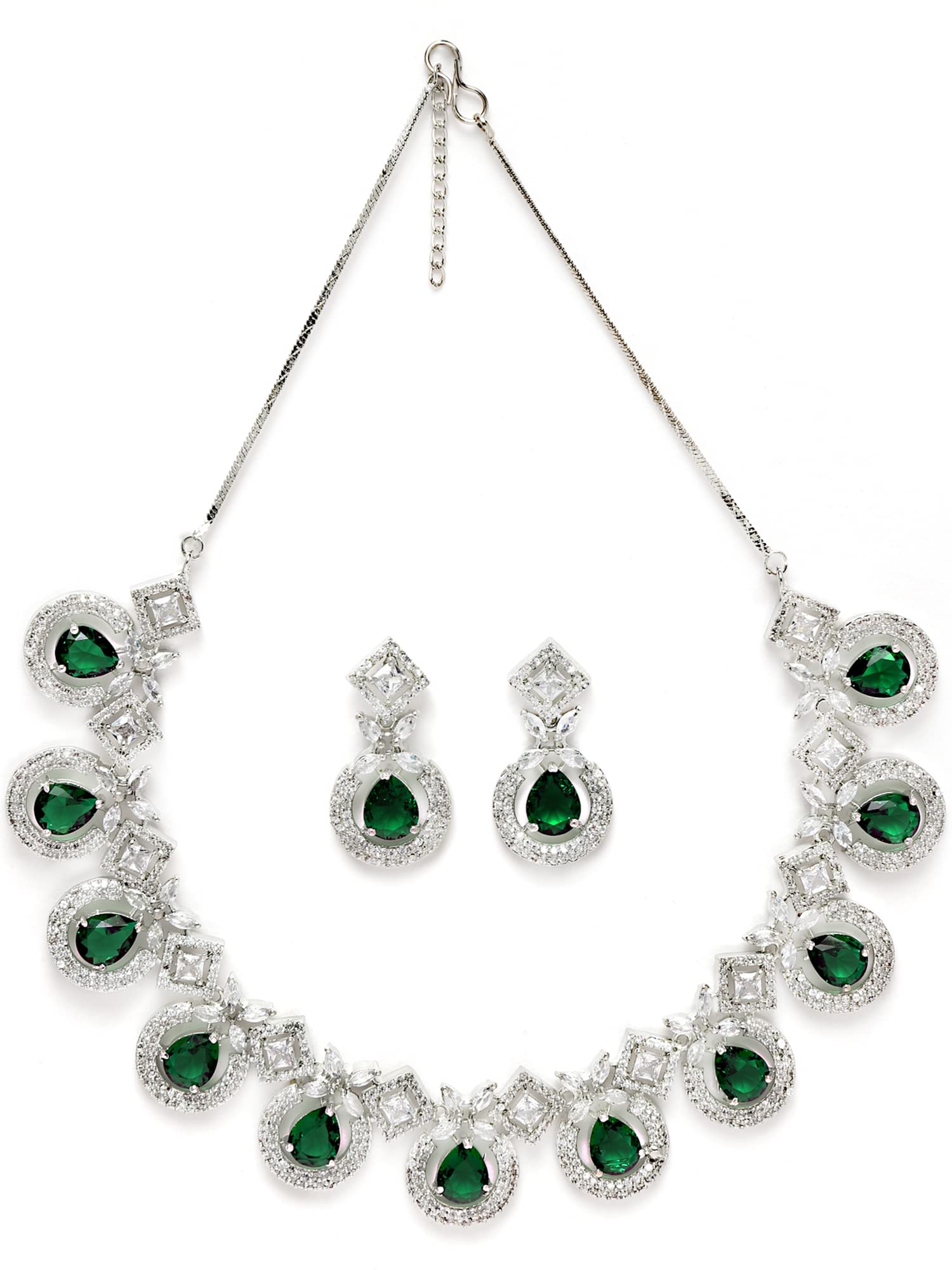 See full amazon price history chart for Karatcart Silver Tone Green American Diamond Studded Necklace Set for Women Karatcart Silver Tone Green American Diamond Studded Necklace Set for Women (B0B7DSQ43Q) Amazon Price History, Amazon Price Tracker