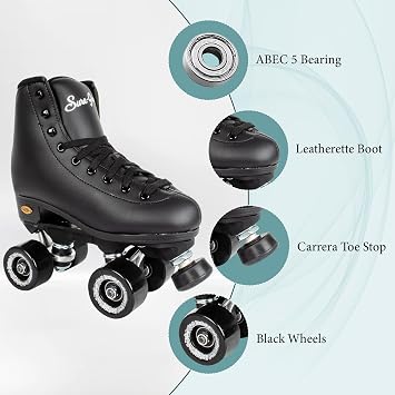 Sure-Grip Fame Indoor Rollerskates