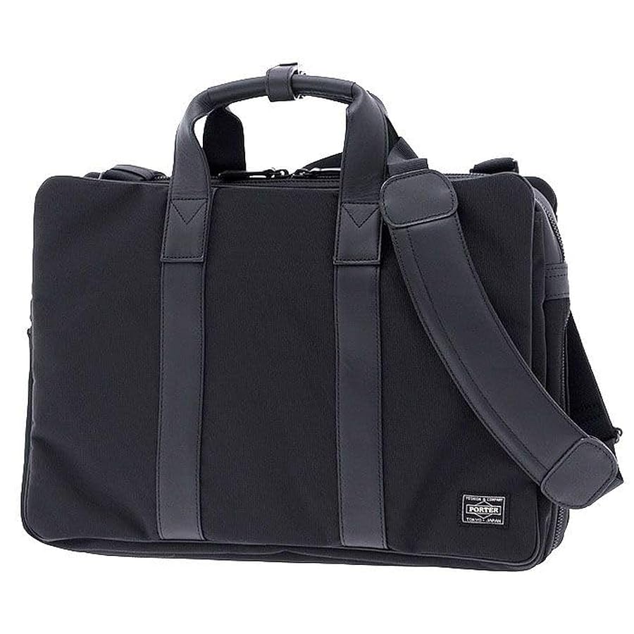 美品 ポーター タイム ブリーフケース(S) 2way ナイロン ブラック TIME(タイム) 2WAY BRIEFCASE(S) | 吉田カバンホームページ