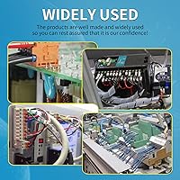 Vista 9 de 30 terminales de crimpado de doble cabeza de 0.248 in con funda aislante con alambre rojo + negro hembra pala kit surtido de empalme rápido 11.82