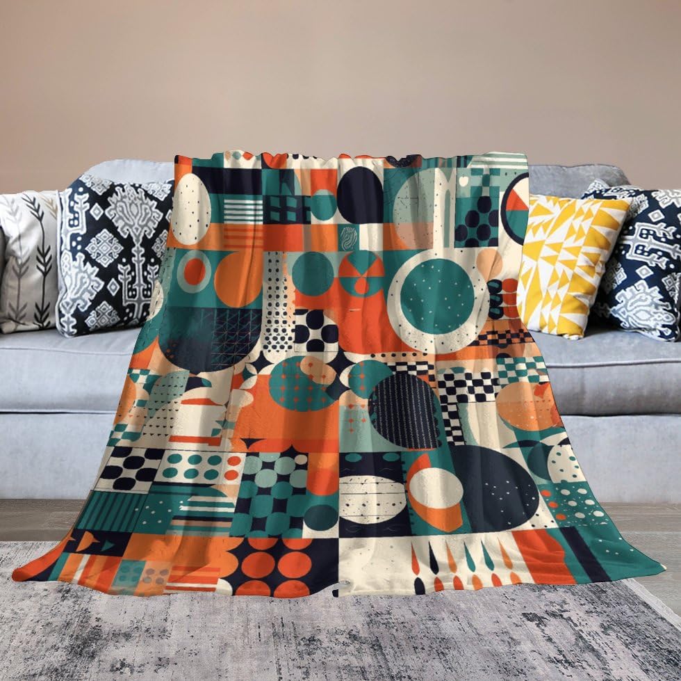 Couverture en micro polaire douce 127x152 cm plaid canapé flanelle
