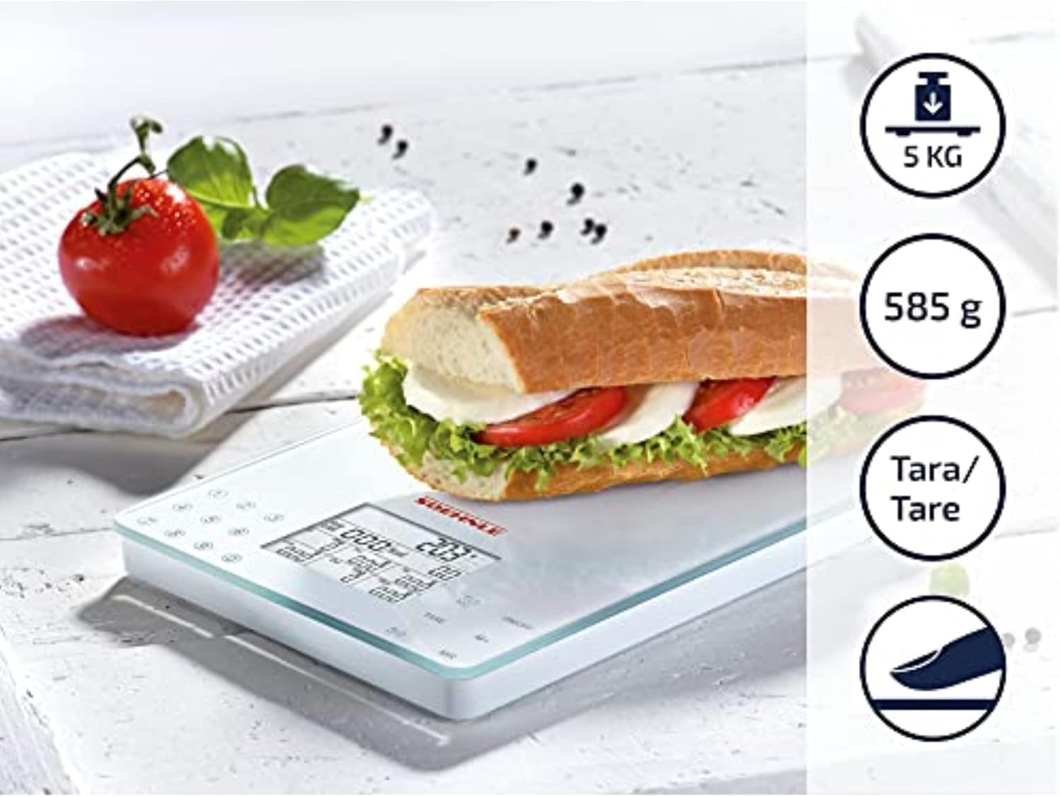 Soehnle 66130 Food Control Easy Digital Kitchen Scale