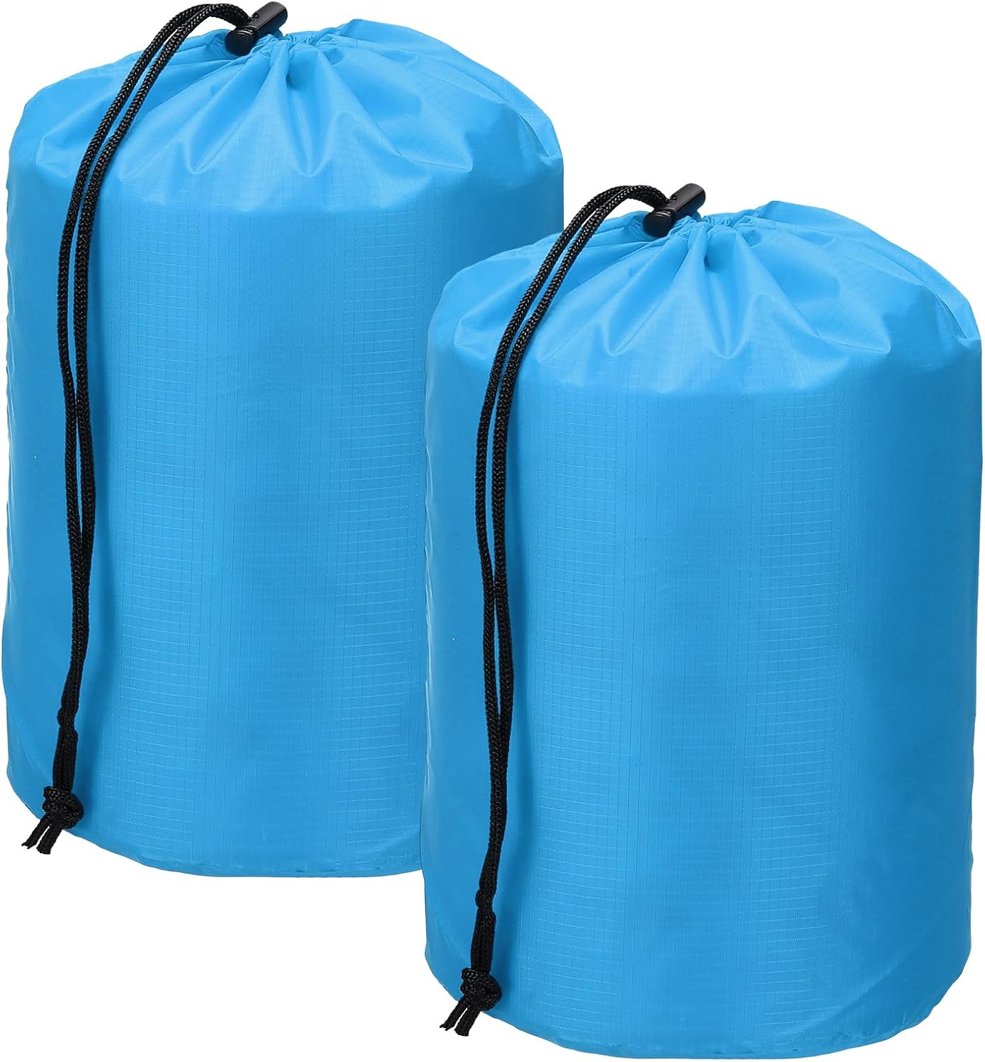 Drawstring Bag with Toggle, Cinch and Ditty Pouch Portable Outdoor Products Ditty Bag 7x13 & 2Pcs & Sky Blue - Fit For(Backpacking/Camping/Traveling)