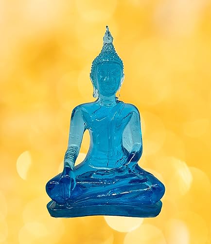 Miniatura 2 de BUDDHO Buda superando las tentaciones Estatua de Buda de 4 pulgadas de alto. Estatua de Buda tailandesa para decoración del hogar, decoración de