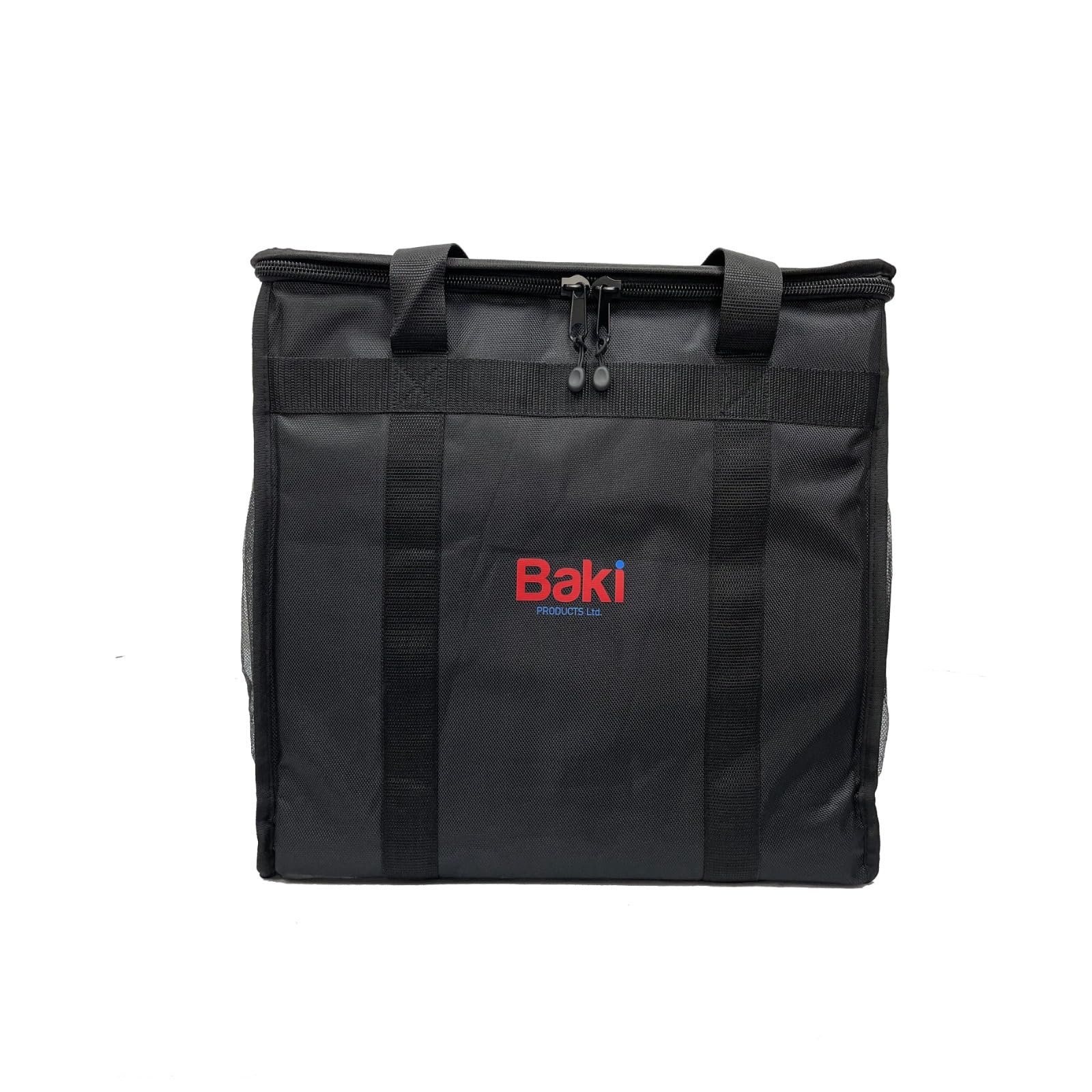 Grande borsa termica resistente per la consegna di cibo, 40 x 40 x 33 cm, con divisore caldo e freddo, adatta per ristoranti da asporto, pizza, indiana, pic-nic, borsa della spesa.