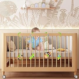 RTMOK Silicone Pacifier Clip,Applies to Car Seat,High Chair,Stroller Accessories,Cribs,Rocking Chair