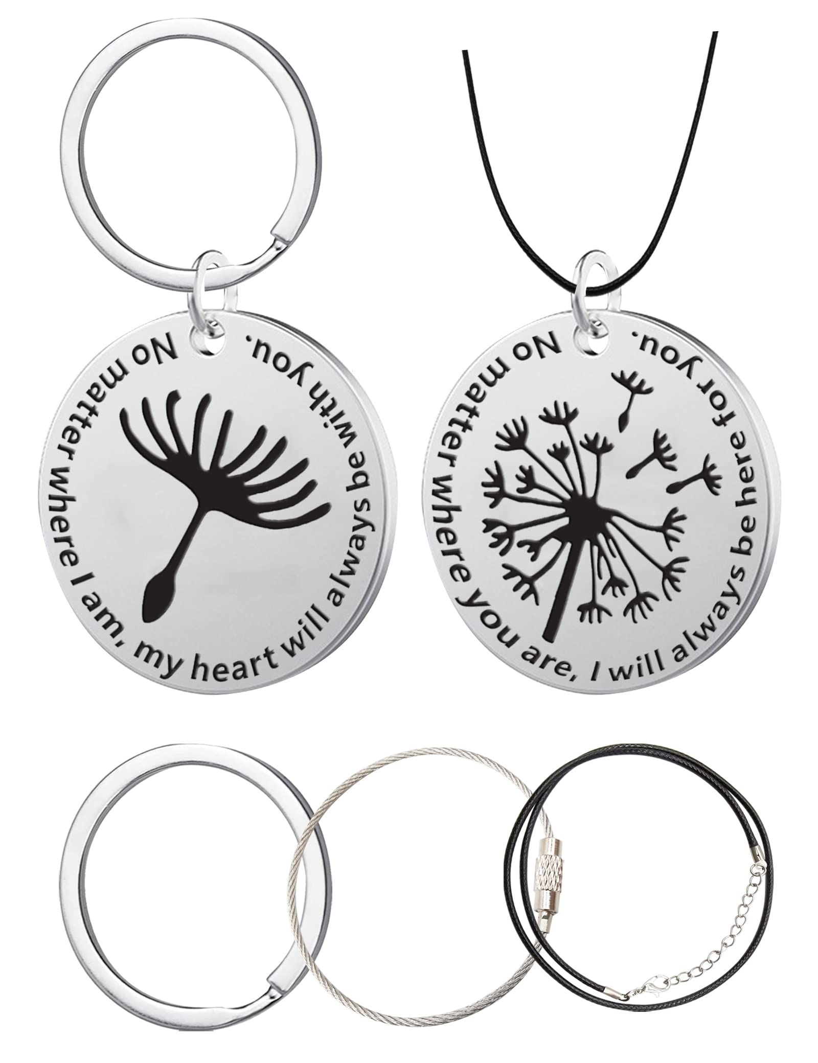 Trez Treamer 2 Pack Matching Keychain Set for Couples，Couples Keychains Drive Safe Keychain for Boyfriend or Girlfriend