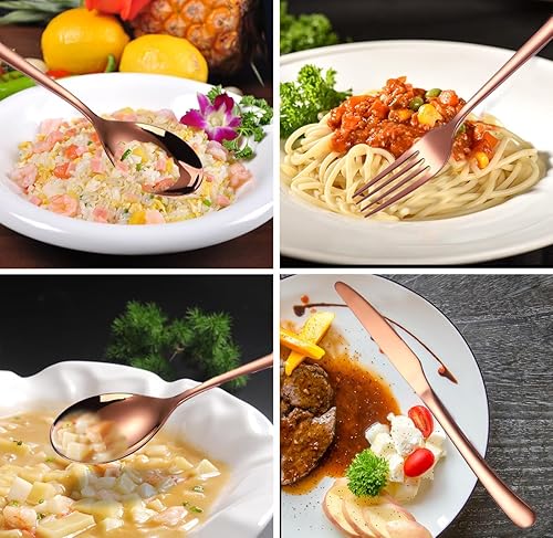 Vista 29 de MURRI&MURRDI Juego de cubiertos de viaje de acero inoxidable para 1, juego de cubiertos reutilizables con estuche, juego de cubiertos de campamento