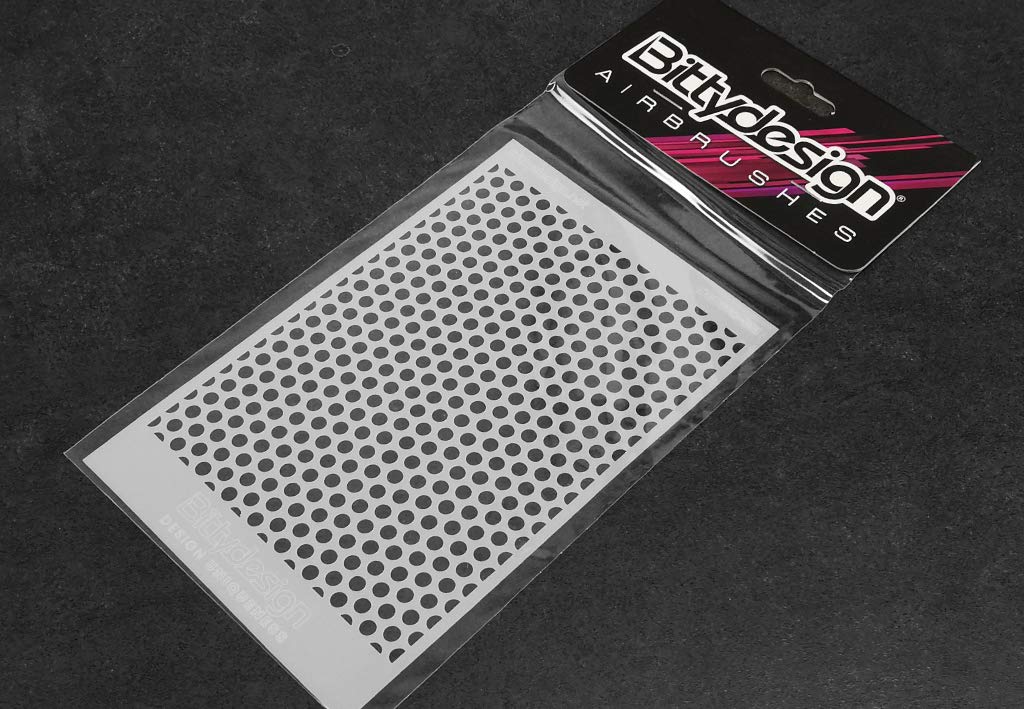 Stencil for graphic arts - Holes