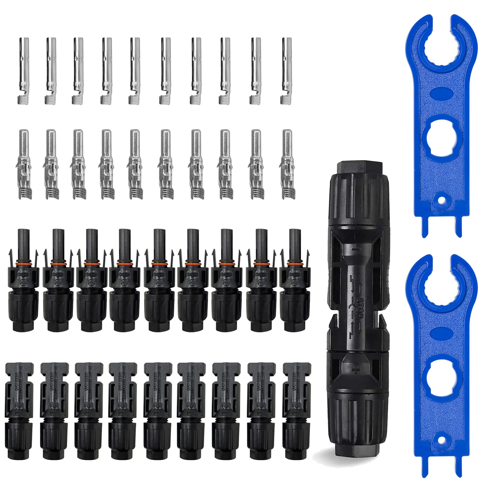 Cavi Pannello Solare Cavo Di Prolunga 6mm ² 1-50m Nero Con Spina Per Modulo Solare PV Cavo Solare - Foto 5