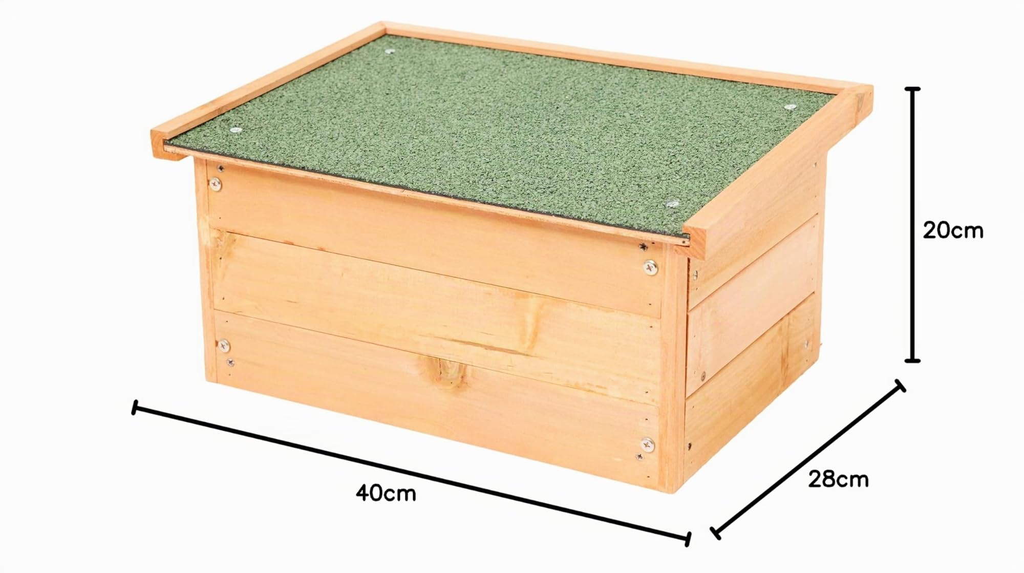 Trixie natura Kleintierhaus, 40 × 20 × 28 cm, braun