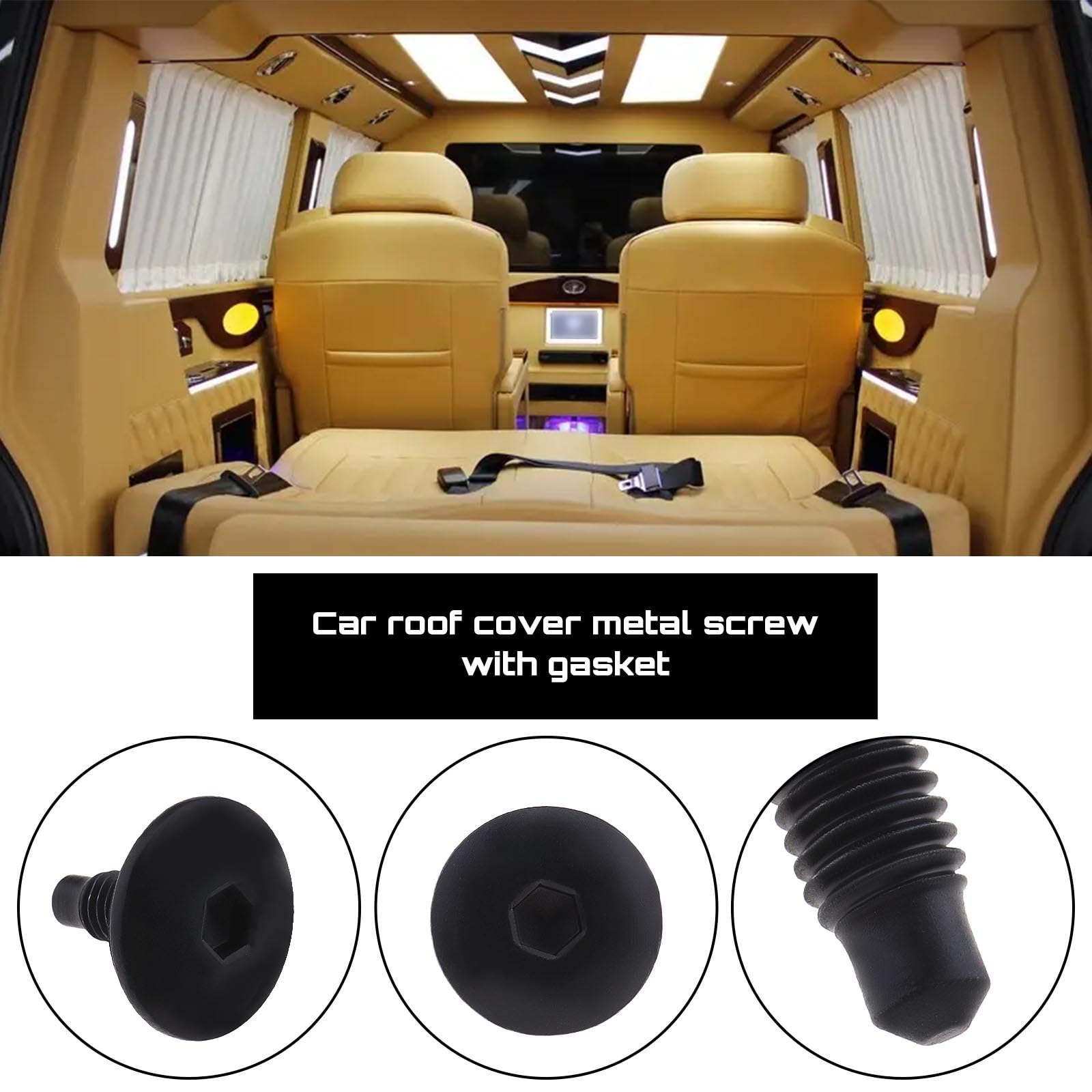 Jeu De 8 Boulons Hexagonaux WHT006148 Installation Facile