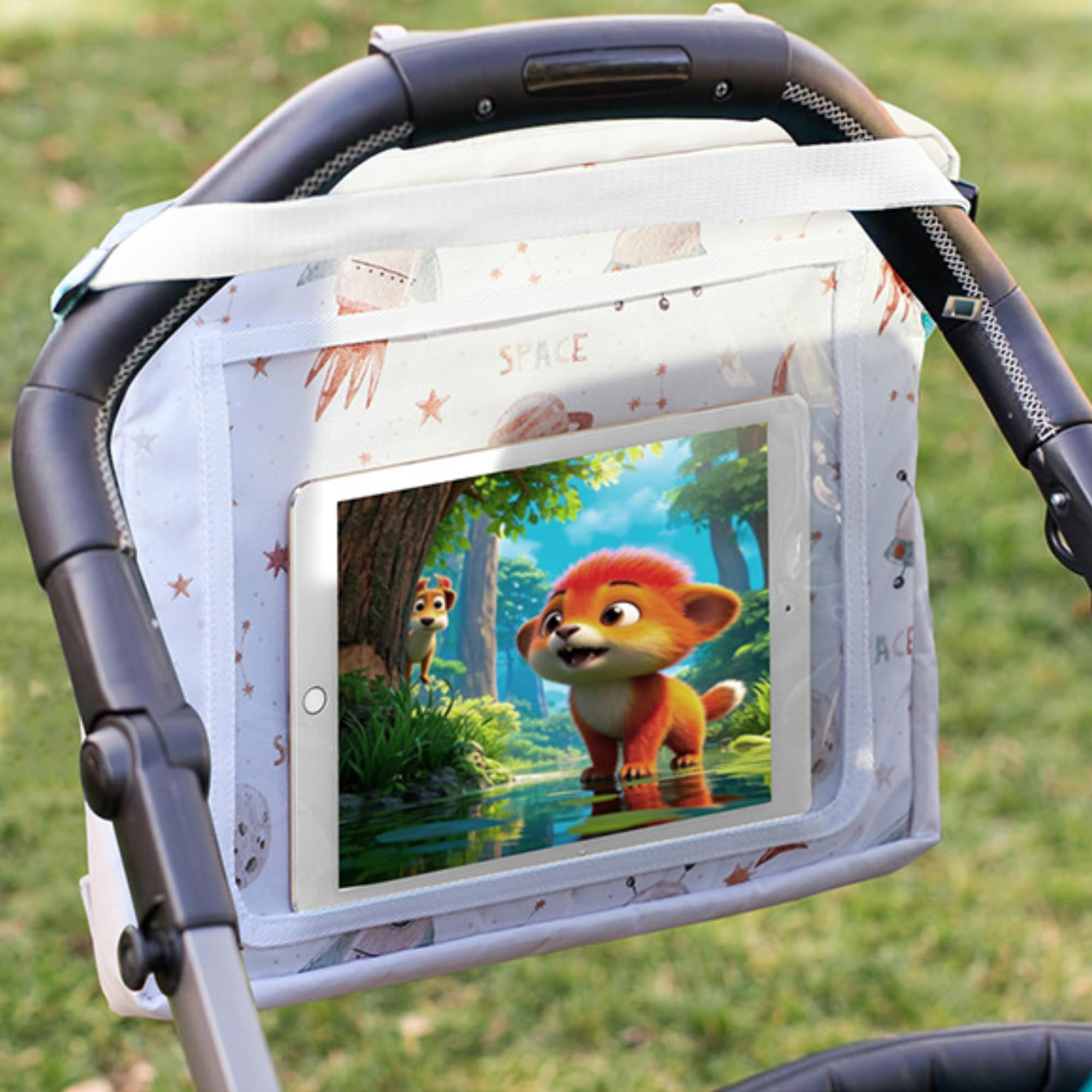 SUQ Bambini Vassoio di Viaggio, Bambini Piccoli Seggiolino Auto Lap Desk, Tavolo Seggiolino per Bambini Lungo Viaggio, Vassoio Attività Multifunzionale per Disegnare, Guardando Tablet, Spuntini