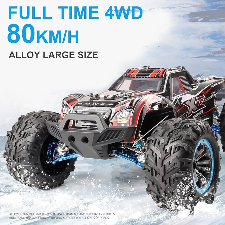 Amazon.co.jp: ラジコンカー 1/10 2.4GHz 4WD 80km/hオフロード