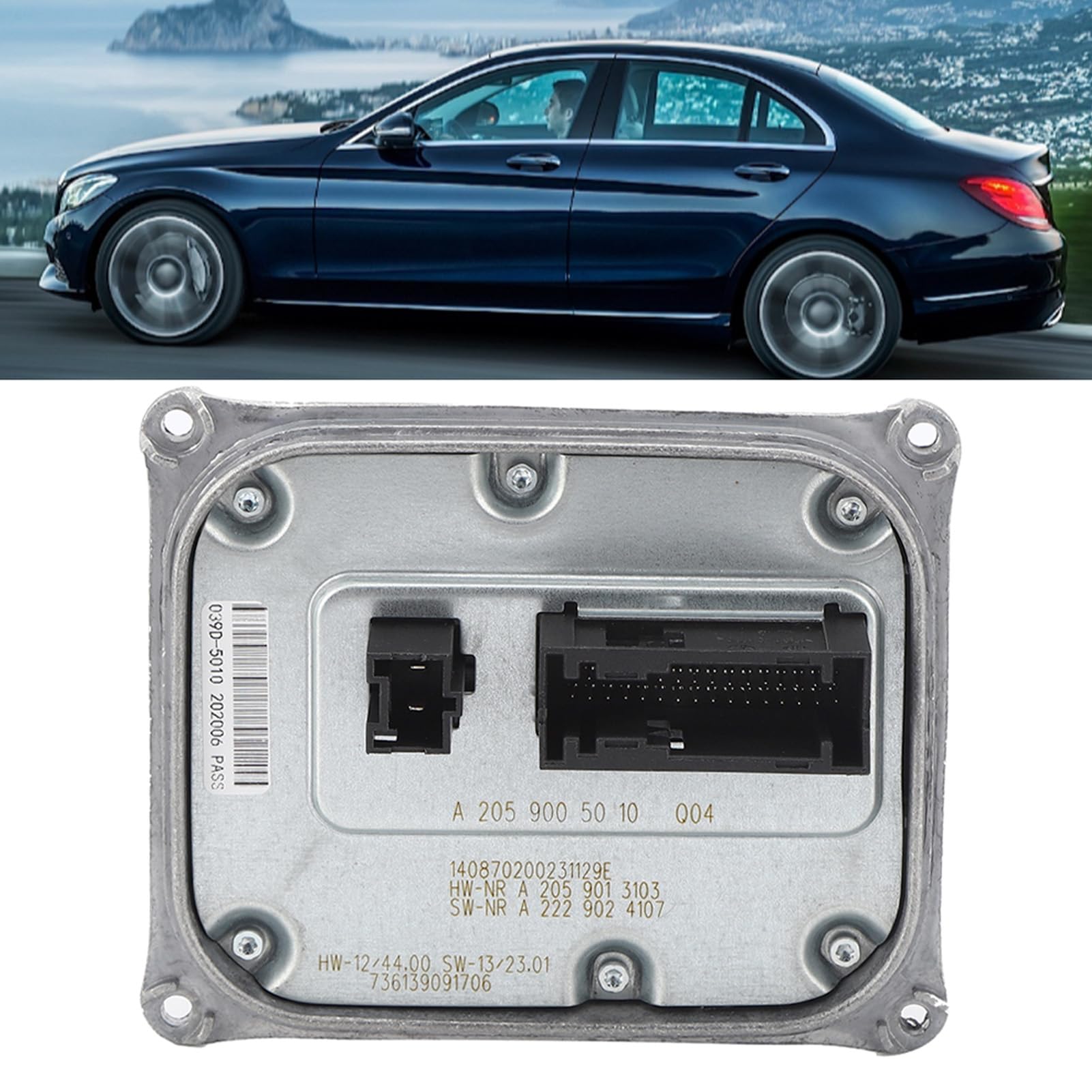 LED Headlight Ballast Control Unit, Compatible with W205 C Class