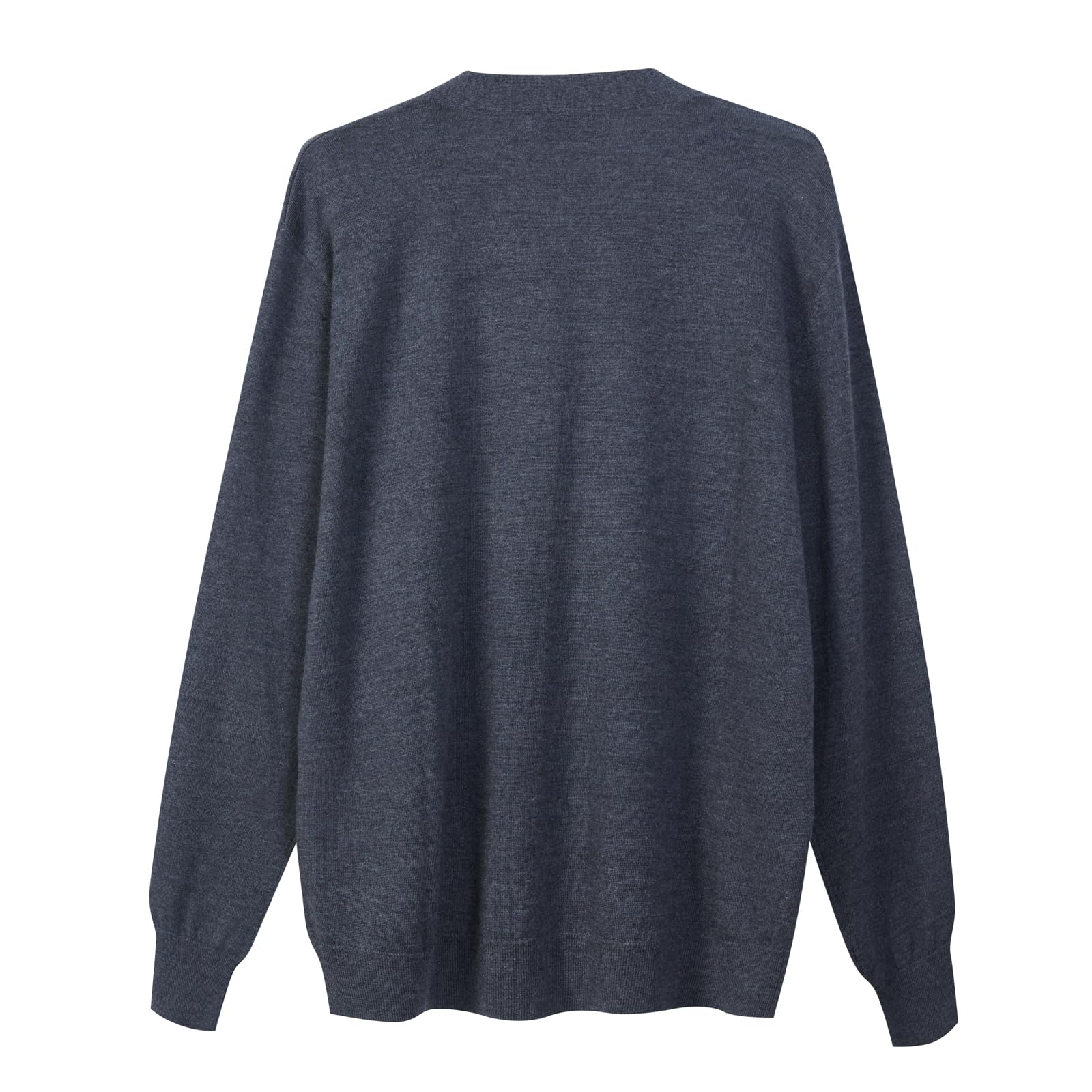 Diana Studio - Cardigan Basico in 100% Lana Merino, Uomo, Maniche Lunghe, Regular Fit