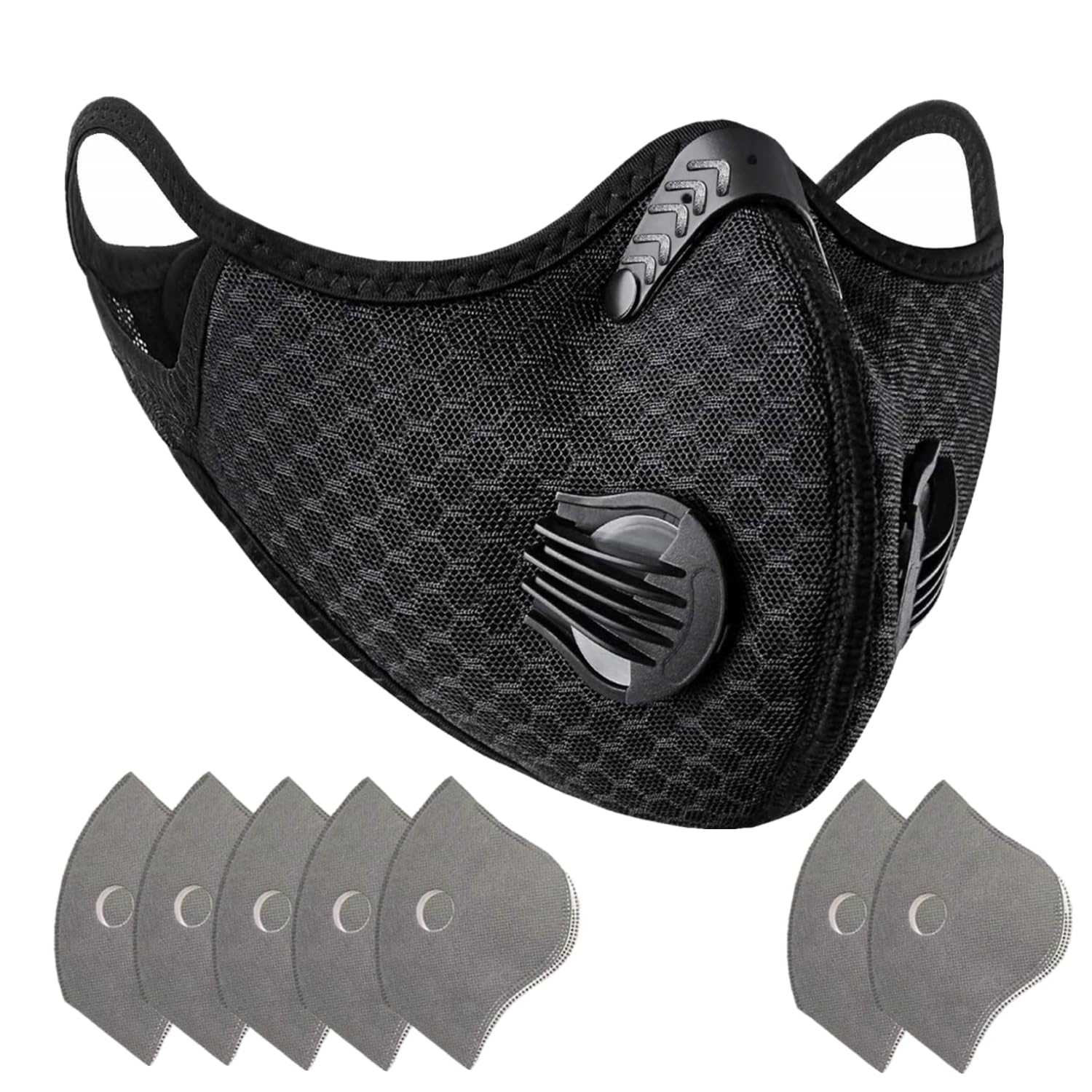 Reusable Loops Face Dust Mask with 7 Activated Carbon Filters for Woodworking
| Loops Reusable Face Mask with 7 Activat 