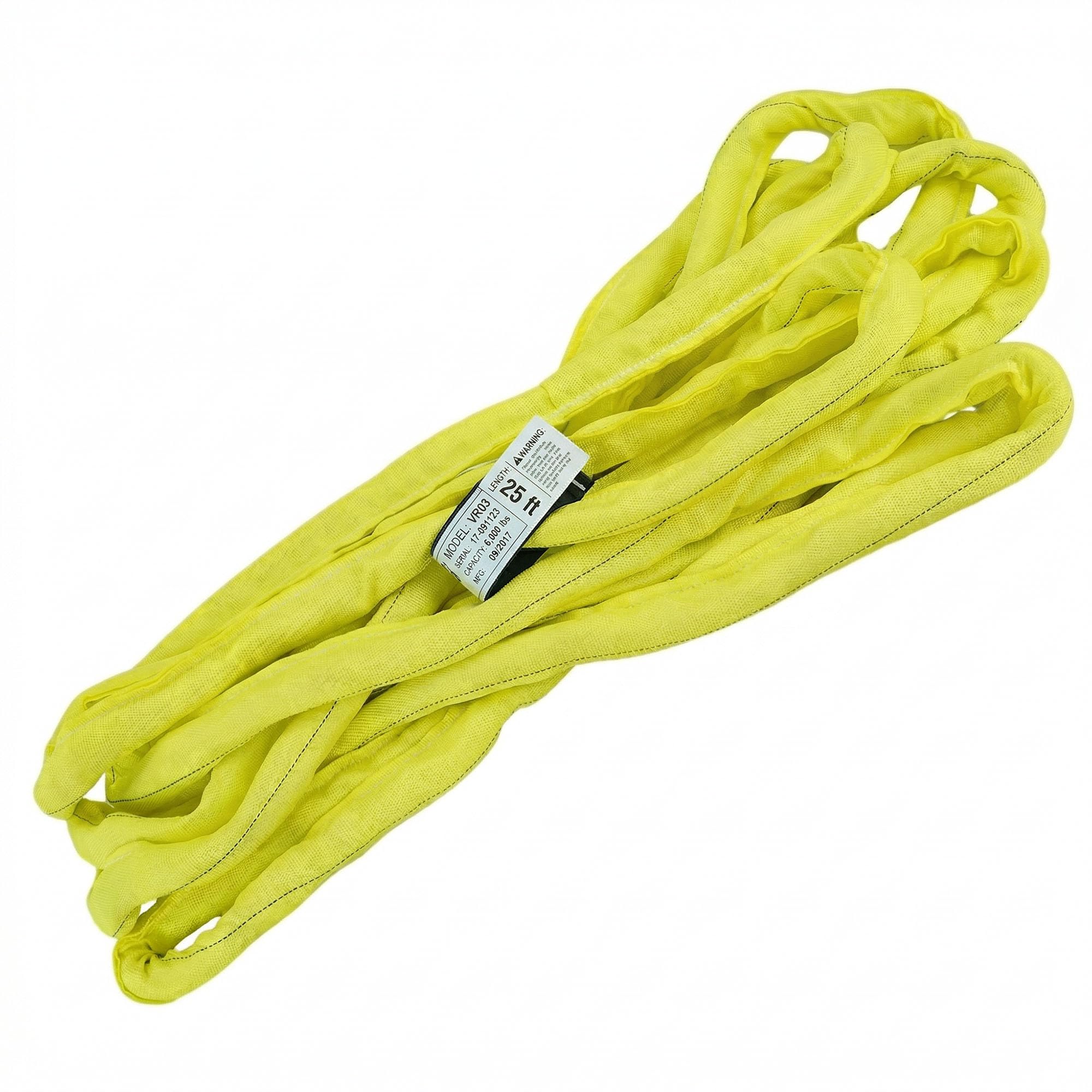 Chenango VR3 Sling - 6ft Yellow Rigging Sling -10 Chenango VR3 Sling - 6ft Yellow Rigging Sling -10