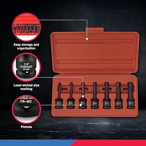 Vista 20 de Neiko - Llave de vaso métrica