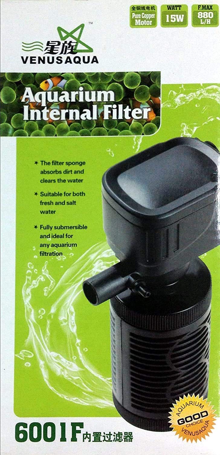 Venus Aquarium Internal Filter 880 L/Hr. 15 Watt Motor Pure Copper Motor 6001F- CENTRAL FISH AQUARIUM (B096BF8K3D) Amazon Price History, Amazon Price Tracker