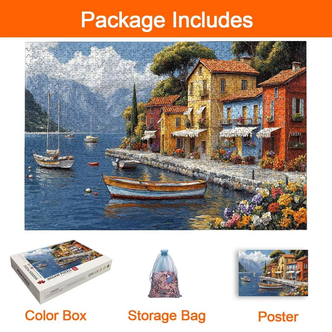 Puzzle 2000 Pezzi, Puzzle Italia, Misura: 100x71cm, Regalo Donna/Uomo -8735