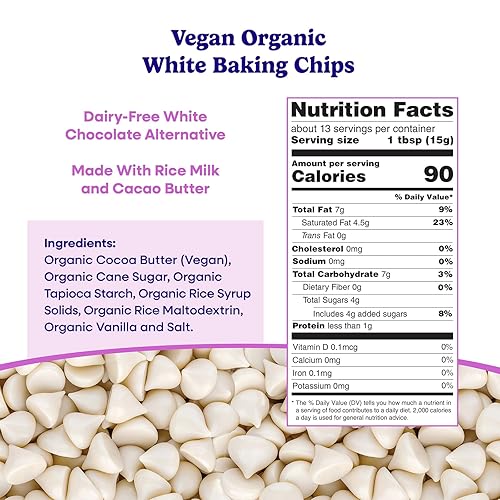 Miniatura 10 de Pascha Chips de chocolate dulce orgánico para hornear 85% cacao, UTZ, sin gluten, sin OMG, 8.8 onzas (paquete de 6)