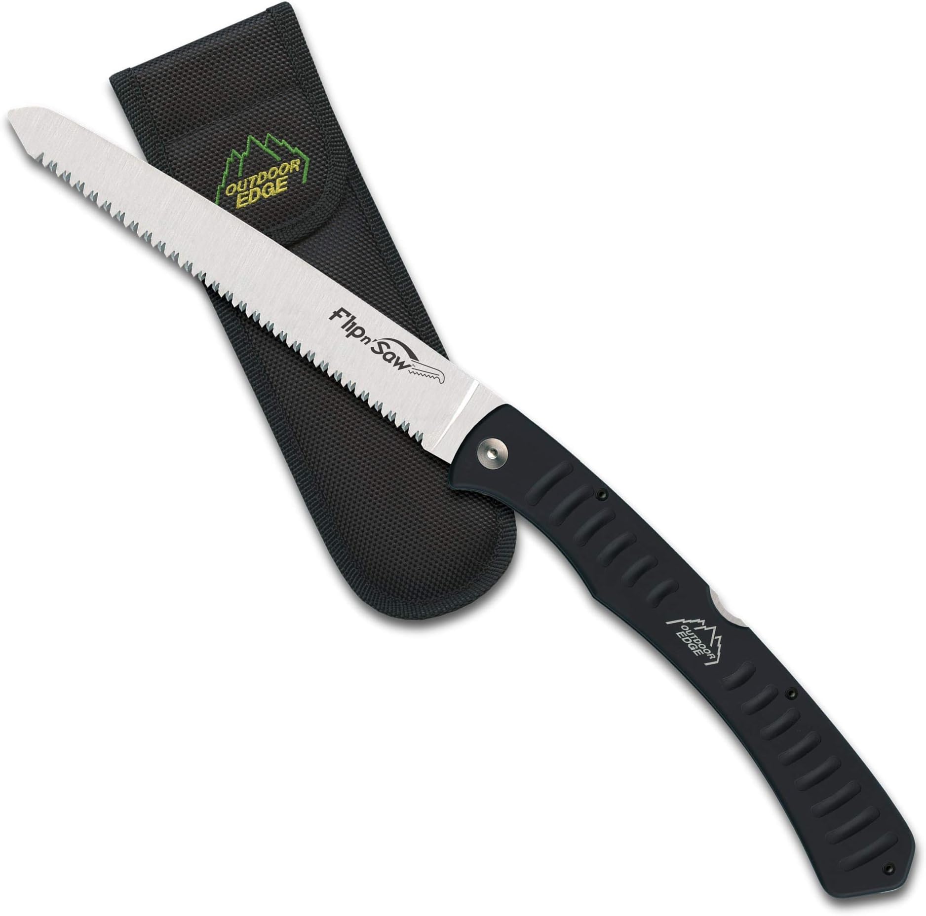 Outdoor Edge Flip N' Saw, FW-70, Folding Camp and Hunting Sa